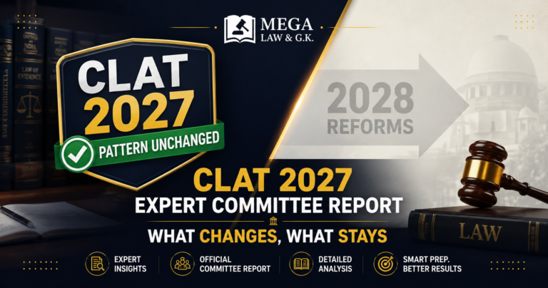 CLAT 2027 Expert Committee Report