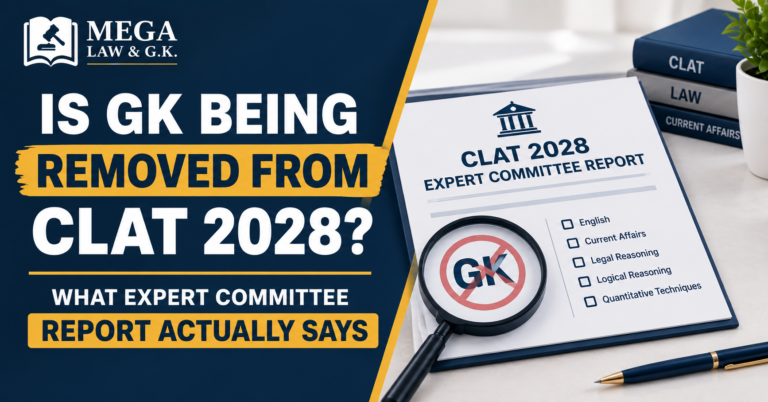 Is GK Being Removed from CLAT 2028? What the Expert Committee Report Actually Says