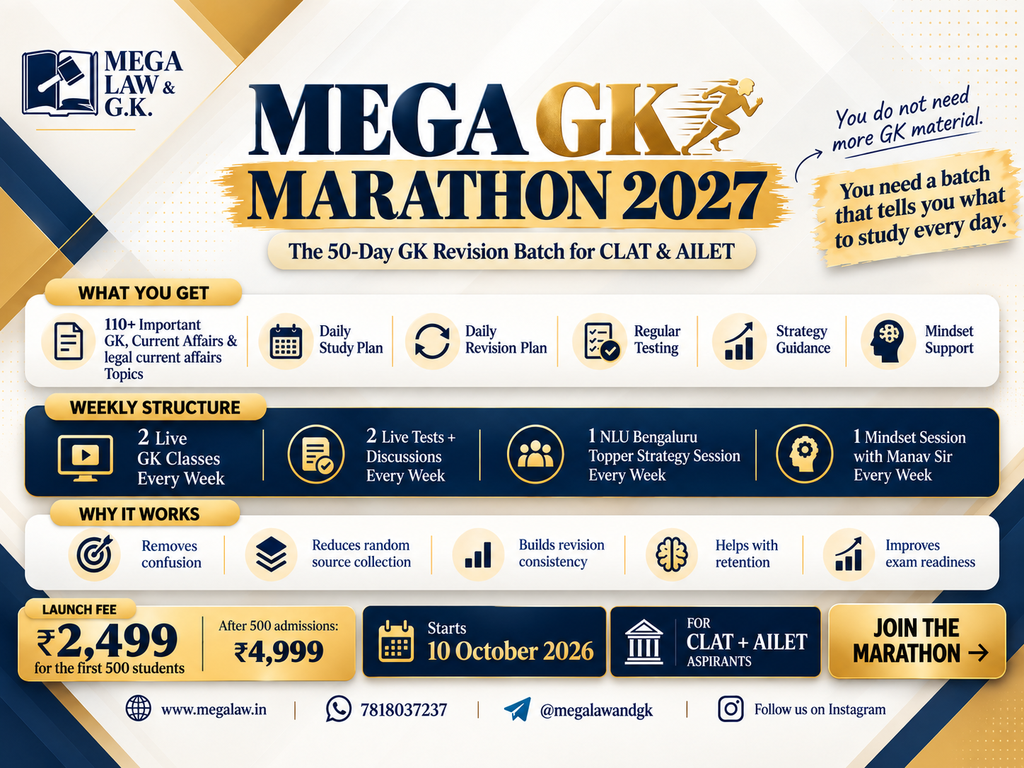 Mega GK Marathon 2027 Promotional Banner